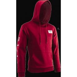Bluza z kapturem LEATT Hoodie Core. Czerwone bluzy nierozpinane męskie LEATT, m, bez wzorów, z kapturem. W wyprzedaży za 332.10 zł.