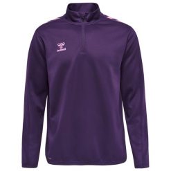 Bluza do piłki ręcznej dla dorosłych Hummel hml CORE XK. Fioletowe bluzy nierozpinane męskie HUMMEL, m, bez wzorów, sportowe, bez ramiączek, bez kaptura. Za 227.50 zł.