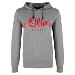 S.Oliver Męska bluza z kapturem 13.901.41.3496.9222 Medium Grey Melange (rozmiar L). Szare bluzy nierozpinane męskie S.Oliver, l, bez wzorów, bez ramiączek, z kapturem. W wyprzedaży za 136.00 zł.