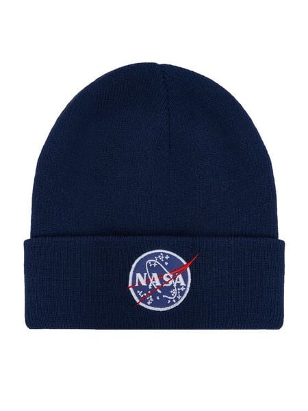 Alpha Industries Czapka 198948 Niebieski. Niebieskie czapki męskie Alpha Industries, na zimę, bez wzorów, z wiskozy. Za 89.99 zł.