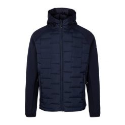 Bluza Z Kapturem Męska Hybrydowa Heber. Niebieskie bluzy nierozpinane męskie Trespass, l, bez wzorów, sportowe, bez ramiączek, z kapturem. Za 273.99 zł.