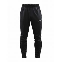 Spodnie treningowe męskie Craft Evolve Pant. Czarne długie spodnie sportowe męskie Craft, bez wzorów, z dresówki, na fitness i siłownię. Za 215.00 zł.