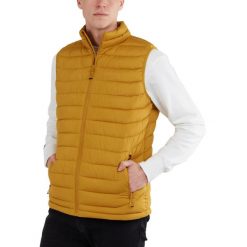 Kamizelka męska Fundango Hollow Padded. Żółte kamizelki męskie Fundango, m, bez kaptura. Za 299.00 zł.