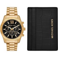 Michael Kors Mężczyźnizestaw prezentowy Lexington Zegarki 1 ct Męskie. Czarne zegarki męskie Michael Kors, z materiału, szklane. Za 1,339.99 zł.
