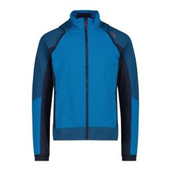 Kurtka turystyczna z odpinanymi rękawami CMP. Niebieskie kurtki męskie CMP, xl, bez wzorów, sportowe, bez ramiączek, bez kaptura. Za 422.10 zł.