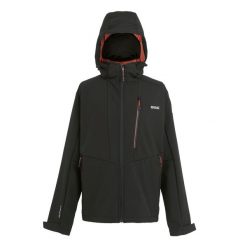 Męska Kurtka Soft Shell Hewitts X Colour Block. Czarne kurtki męskie Regatta, m, bez wzorów, sportowe, bez ramiączek, bez kaptura. Za 164.99 zł.