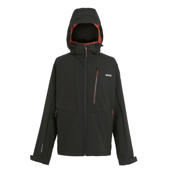 Męska Kurtka Soft Shell Hewitts X Colour Block. Czarne kurtki męskie Regatta, m, bez wzorów, sportowe, bez ramiączek, bez kaptura. Za 174.99 zł.
