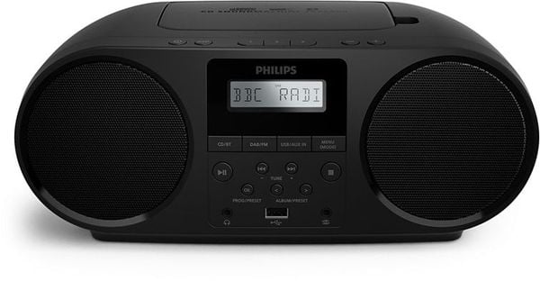 Radioodtwarzacz Philips TAZ6000/10, Black, Portable CD player. Czarne radia PHILIPS. Za 480.25 zł.