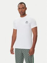 Lacoste T-Shirt TH7712 Biały Regular Fit. Białe t-shirty sportowe męskie Lacoste, m, bez wzorów, z bawełny, sportowe, bez ramiączek. Za 249.99 zł.