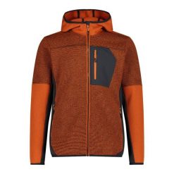 Bluza męska turystyczna CMP 34H2677. Czerwone bluzy nierozpinane męskie CMP, m, bez wzorów, sportowe, bez ramiączek, bez kaptura. Za 340.00 zł.