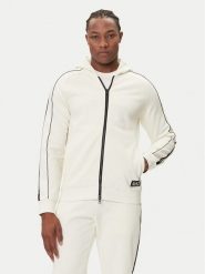 EA7 Emporio Armani Bluza 7M000973 AF10377 U1105 Beżowy Regular Fit. Brązowe bluzy rozpinane męskie EA7 Emporio Armani, m, bez wzorów, z bawełny, bez ramiączek, bez kaptura. Za 489.99 zł.
