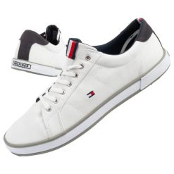 Buty sportowe trampki do chodzenia męskie Tommy Hilfiger. Białe trampki męskie Tommy Hilfiger, bez wzorów, sportowe, bez zapięcia. Za 239.00 zł.