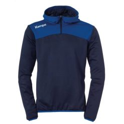 Bluza emotion 2.0 Kempa Quarter Zip. Niebieskie bluzy rozpinane męskie Kempa, bez wzorów, sportowe, bez ramiączek, bez kaptura. Za 188.50 zł.