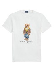 Polo Ralph Lauren T-Shirt 710P07346001 Biały Regular Fit. Białe koszulki polo męskie Polo Ralph Lauren, m, bez wzorów, z bawełny, bez kołnierzyka, bez ramiączek. Za 639.99 zł.