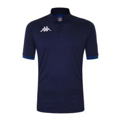 Polo Kappa Deggiano. Niebieskie koszulki polo męskie Kappa, m, bez wzorów, bez kołnierzyka, bez ramiączek. Za 203.50 zł.