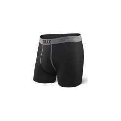 BOKSERKI MĘSKIE SAXX PLATINUM - BLACK / DARK GREY. Czarne bokserki męskie Saxx, z bawełny. Za 149.00 zł.