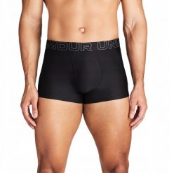 Under Armour Bokserki męskie UNDER ARMOUR Czarne - 3 PAK Performance Tech M. Czarne bokserki męskie Under Armour, m, bez wzorów. Za 108.90 zł.