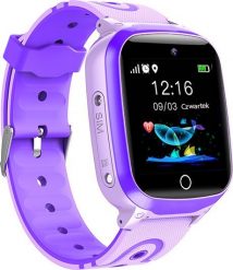 Smartwatch GoGPS K17 Fioletowy (K17PR). Fioletowe zegarki smartwatch GoGPS. Za 274.39 zł.