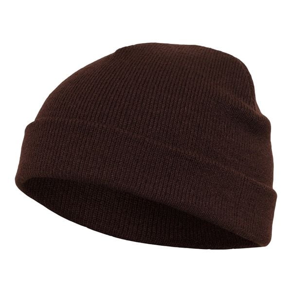 Czapka Heavyweight. Brązowe czapki męskie FLEXFIT, bez wzorów, sportowe. Za 48.99 zł.