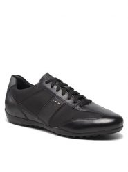 Geox Sneakersy U Wells A U74T5A 08511 C9999 Czarny. Czarne buty sportowe na co dzień męskie Geox, m, bez wzorów, ze skóry, bez ramiączek, bez kaptura. Za 349.99 zł.