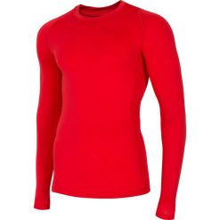 Longsleeve baselayer 4FPro TSMLF401 - czerwony allover. Bielizna termoaktywna męska marki 4f. W wyprzedaży za 64.99 zł.