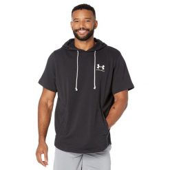 Koszulka sportowa męska Under Armour Rival Terry Lc Ss Hd. Białe t-shirty sportowe męskie Under Armour, m, bez wzorów, z bawełny, sportowe, bez ramiączek. Za 271.00 zł.