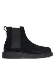 Calvin Klein Sztyblety Combat Ess Chelsea Boot Su YM0YM01372 Czarny. Czarne sztyblety męskie Calvin Klein, ze skóry, bez obcasa, bez zapięcia. Za 589.99 zł.