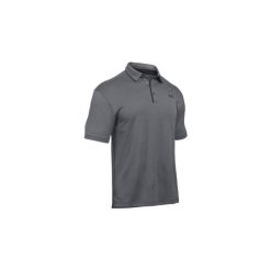 Koszulka polo męska UNDER ARMOUR UA Tech Polo. Szare koszulki polo męskie Under Armour, m, bez wzorów, sportowe, bez kołnierzyka, bez ramiączek. W wyprzedaży za 108.00 zł.