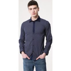 Granatowa Koszula Meter. Koszule męskie marki Born2be. Za 59.99 zł.