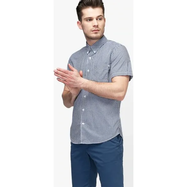 Timberland Koszula Ss Ss Suncook River Small Gingham Shirt S , niebieski, rozmiar L. Niebieskie koszule męskie Timberland, na lato, l, bez wzorów, z bawełny, bez kołnierzyka, bez ramiączek. W wyprzedaży za 199.99 zł.