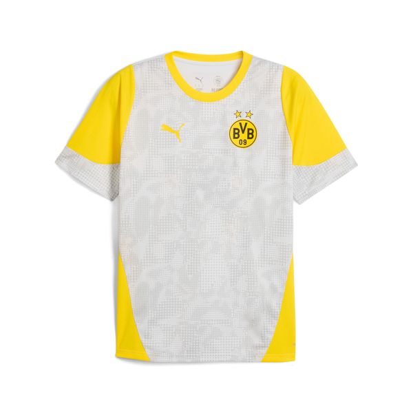 Strój treningowy Borussia Dortmund 2025/26. Szare t-shirty sportowe męskie Puma, bez wzorów, sportowe, bez ramiączek. Za 242.21 zł.