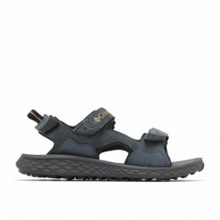 Sandały trekkingowe męskie Columbia Men's Konos Hiker 3-Strap Sandal. Czarne buty zimowe męskie Columbia, bez wzorów, sportowe, bez obcasa, bez zapięcia. Za 308.55 zł.