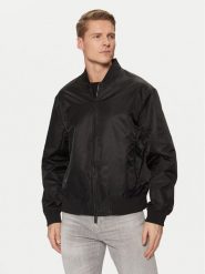Armani Exchange Kurtka bomber XM000195 AF12011 UC001 Czarny Regular Fit. Czarne kurtki męskie Armani Exchange, m, bez wzorów, z syntetyku, bez ramiączek, bez kaptura. Za 529.99 zł.