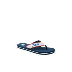 Japonki męskie Colmar Flip Flop Originals. Niebieskie klapki i japonki męskie Colmar, bez wzorów, z materiału. W wyprzedaży za 59.99 zł.