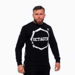 Bluza męska Octagon Zęby. Czarne bluzy nierozpinane męskie OCTAGON, l, bez wzorów, bez ramiączek, bez kaptura. Za 159.99 zł.