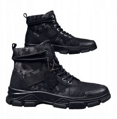 Buty TREKKINGOWE TAKTYCZNE WOJSKOWE MILITARNE Wodoodporne CAŁOROCZNE 43. Buty trekkingowe męskie ITIMPORT, bez wzorów, bez zapięcia. Za 242.05 zł.