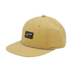 Czapka z daszkiem męska Quiksilver Taxer. Żółte czapki męskie Quiksilver, bez wzorów. Za 125.95 zł.