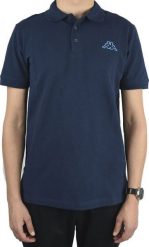 Kappa Kappa Peleot Polo 303173-821 granatowe L. Koszulki polo męskie Kappa, l, bez wzorów, bez kołnierzyka, bez ramiączek. Za 66.38 zł.