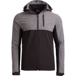 Softshell męski SFM601 - średni szary melanż - Outhorn. Szare kurtki softshell męskie Outhorn, na lato, melanż, z materiału. W wyprzedaży za 109.99 zł.