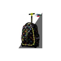 Świecący plecak szkolny na kółkach CoolPack Junior LED 24 L, ROCKETS + ŁADOWARKA. Plecaki męskie marki CoolPack. Za 350.90 zł.