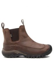 Keen Sztyblety Anchorage Boot III Wp 1017790 Brązowy. Brązowe sztyblety męskie Keen, ze skóry, bez obcasa, bez zapięcia. Za 519.99 zł.