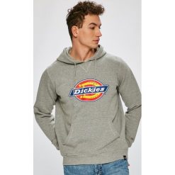 Dickies - Bluza. Szare bluzy z kapturem męskie marki Dickies, l, z nadrukiem, z bawełny, z kapturem. W wyprzedaży za 219.90 zł.