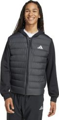 Kurtka męska adidas Essentials Climawarm Hybrid Down Hooded czarna KA5251 S. Czarne kurtki męskie ADIDAS, m, bez wzorów, bez ramiączek, bez kaptura. Za 618.76 zł.