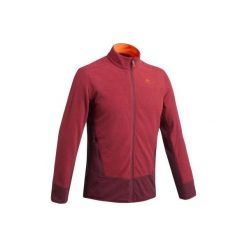 Polar turystyczny MH520 męski. Czarne bluzy z polaru męskie QUECHUA, m, bez wzorów, z materiału, bez ramiączek, bez kaptura. Za 69.99 zł.