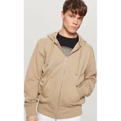 Rozpinana bluza z kapturem - Beżowy. Brązowe bluzy z kapturem męskie marki Reserved, l, z kapturem. W wyprzedaży za 49.99 zł.