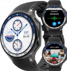 ZEGAREK SMARTWATCH 4 GB DYKTAFON ZDJĘCIA VIDEO MP3 AMOLED BLUETOOTH 5.3. Zegarki smartwatch Lazird. Za 239.99 zł.
