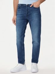 Hugo Jeansy 634 50511324 Niebieski Tapered Fit. Niebieskie jeansy męskie Hugo, bez wzorów, z bawełny. Za 499.00 zł.