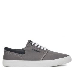 Tenisówki Quiksilver. Szare trampki męskie Quiksilver, bez wzorów, bez zapięcia. Za 129.99 zł.
