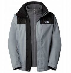 Kurtka The North Face M Evolve II Triclimate męska : Kolor - Szary, Rozmiar - XL. Szare kurtki męskie The North Face, m, bez wzorów, bez ramiączek, bez kaptura. Za 807.45 zł.