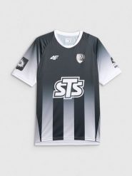 4F Koszulka klubowa domowa z sezonu 2025/26 z możliwością personalizacji męska 4F x Mazur Radzymin - niebieska XL. Niebieskie t-shirty męskie 4f, l, bez wzorów, z dzianiny, bez kołnierzyka, bez ramiączek. Za 229.99 zł.